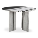 Celia Round Dining Table Panda Marble - 2