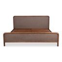 Rye King Bed Warm Brown - 1