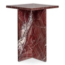 Blair Accent Table Rosso Levanto Marble - 2