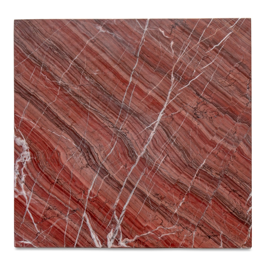 Blair Accent Table Rosso Levanto Marble - 5