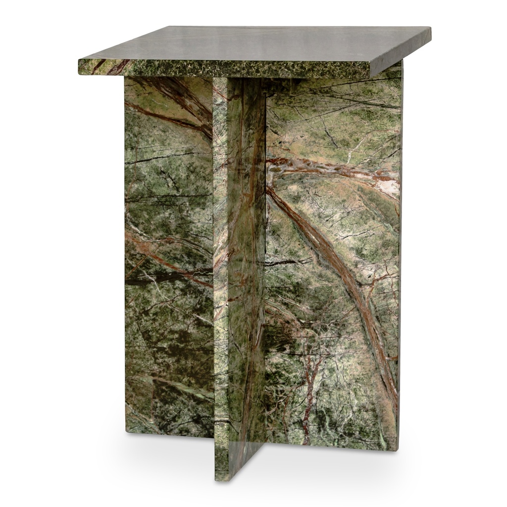 Blair Accent Table Rainforest Green Marble - 2