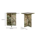 Blair Accent Table Rainforest Green Marble - 8