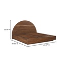 Watson Queen Bed Brown - 14