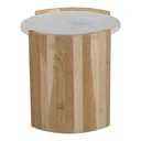 Dala Side Table White - 3