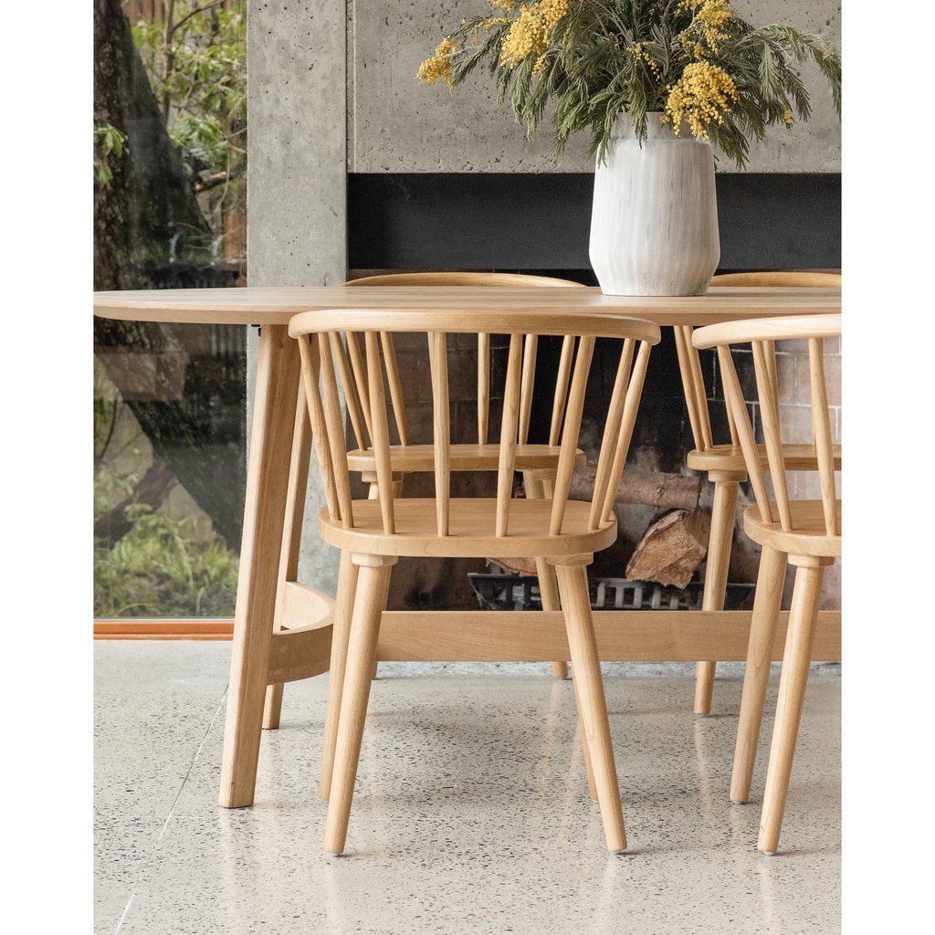 Trie Small Dining Table Natural - 6