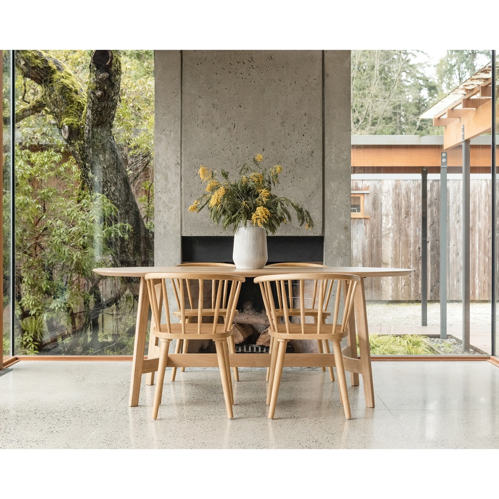 Trie Small Dining Table Natural - 7