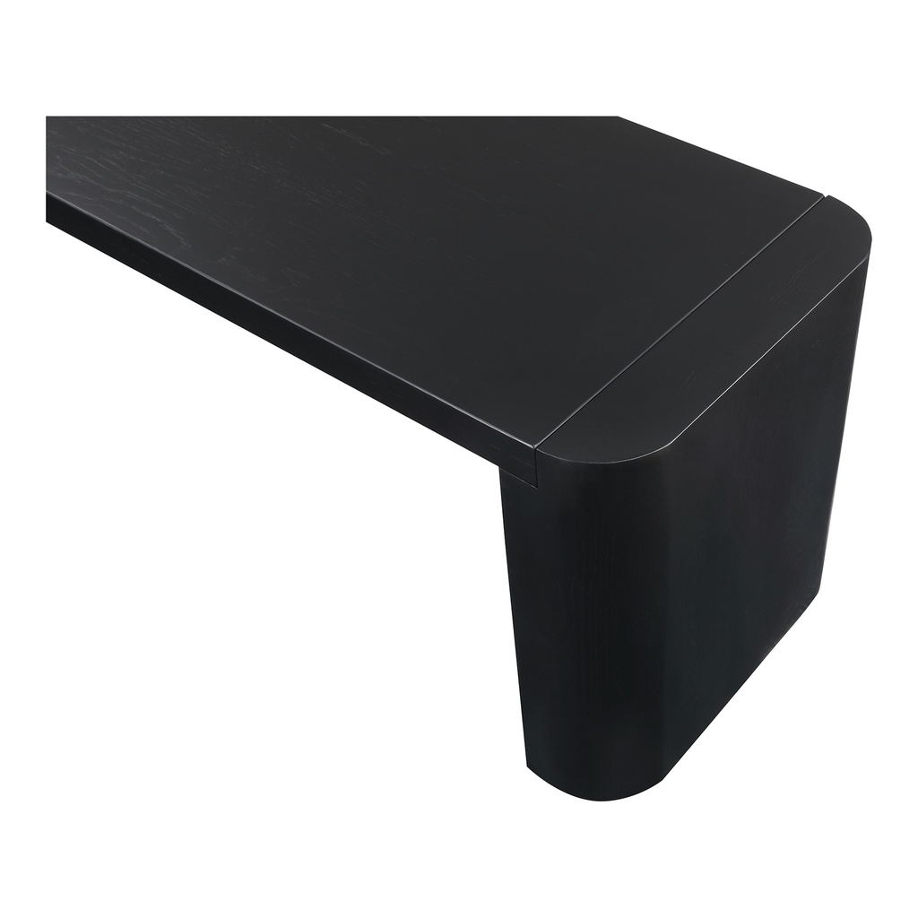 Post Small Dining Bench Black - 4