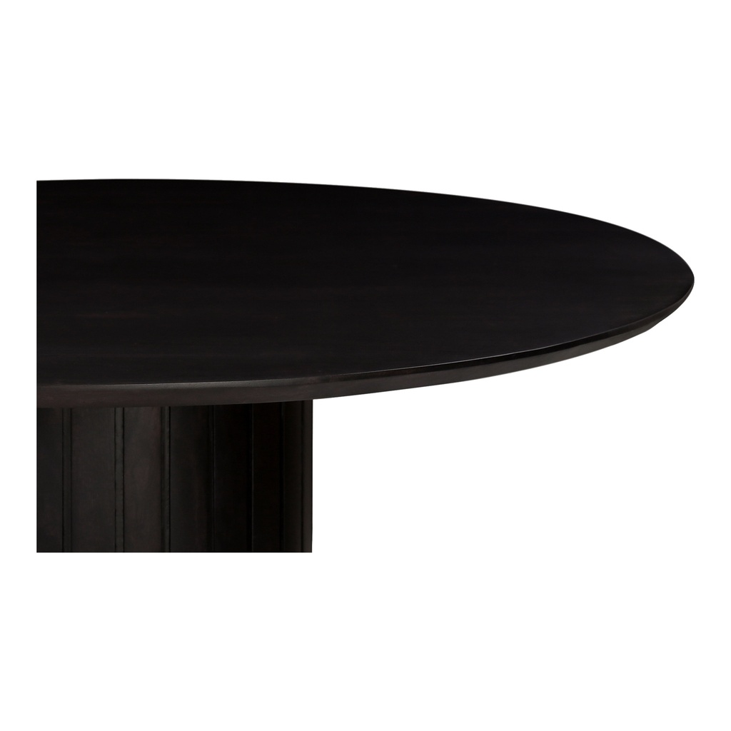 Povera Round Dining Table Black - 3