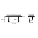 Silas Dining Table Black Ash - 7