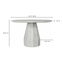 Templo Outdoor Dining Table Antique White - 7