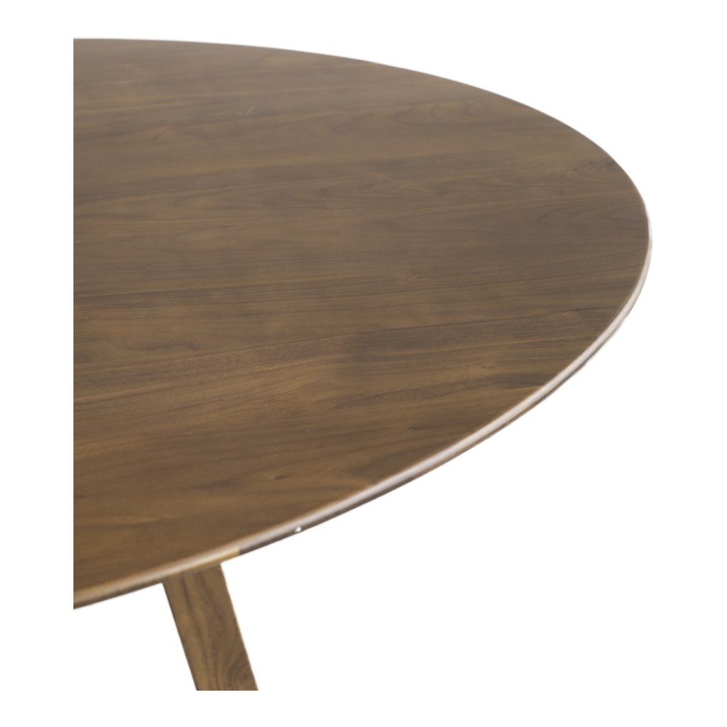 Aldo Round Dining Table Walnut - 2