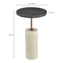 Dusk Accent Table Black - 7