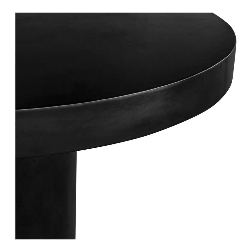 Cassius Round Outdoor Dining Table Black - 1