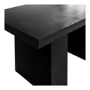 Aurelius 2 Outdoor Dining Table Black - 3