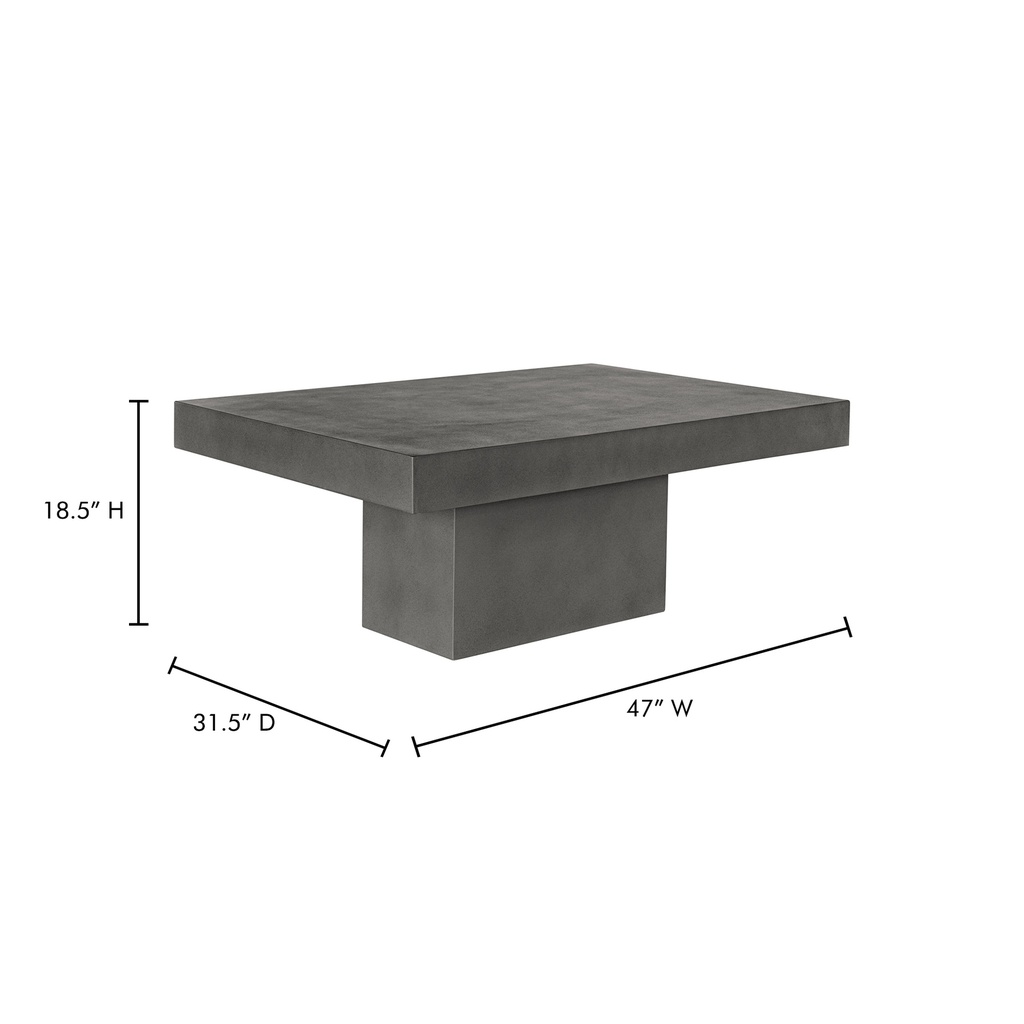 Maxima Outdoor Coffee Table Grey - 6