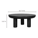 Rocca Coffee Table Black - 7