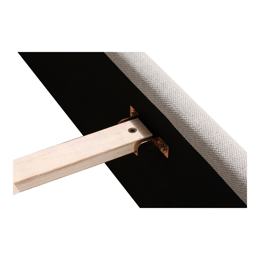 Luzon King Bed Light Grey - 9