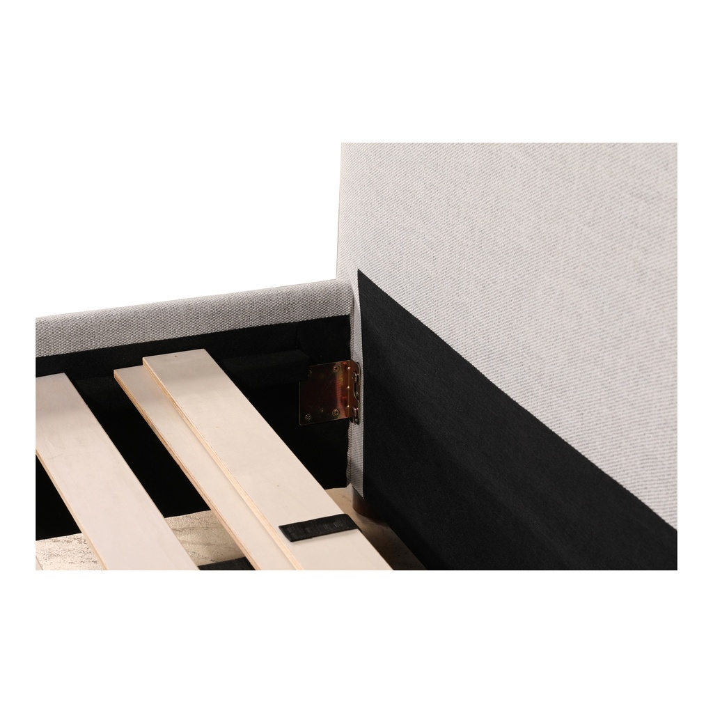 Luzon King Bed Light Grey - 10