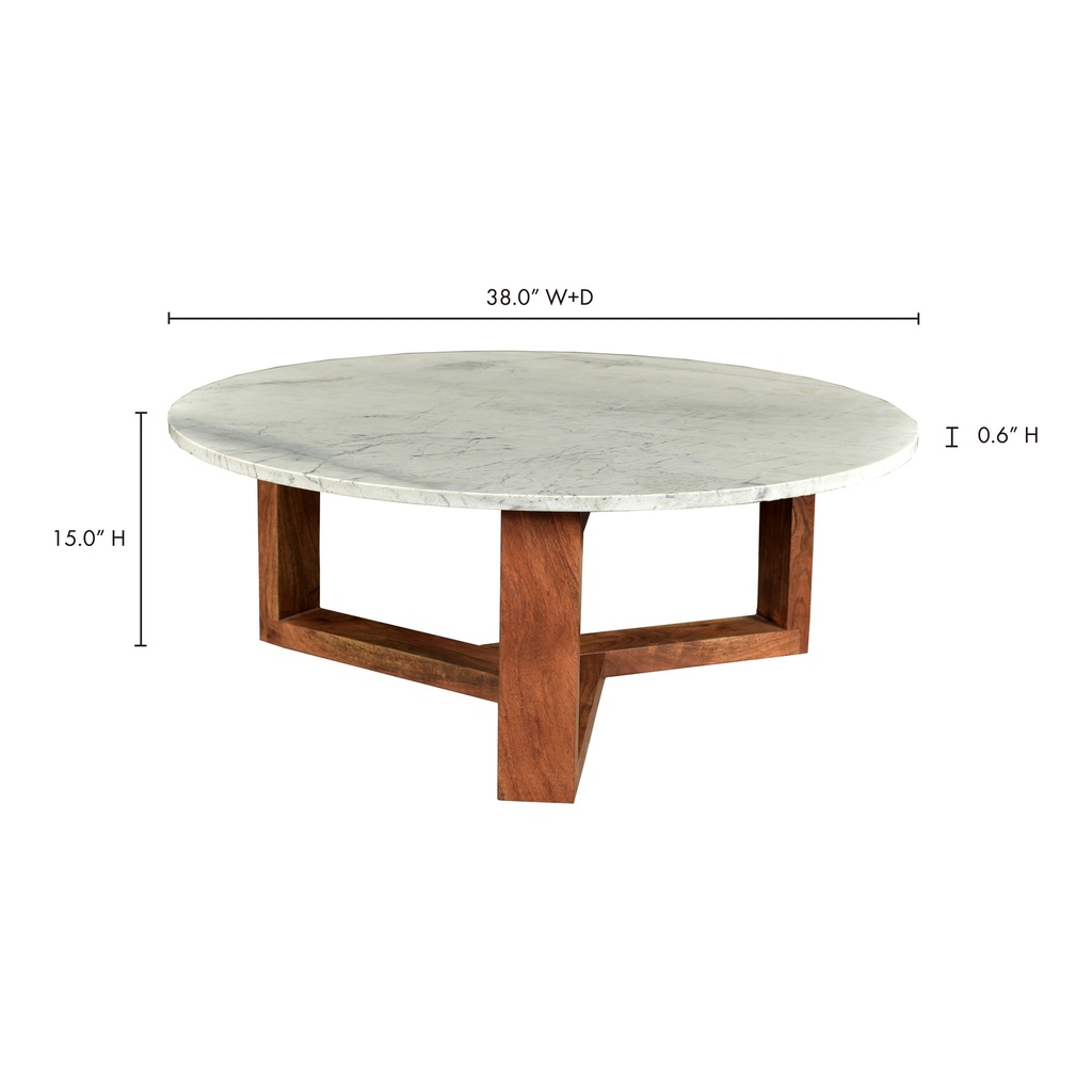 Jinxx Coffee Table White - 6