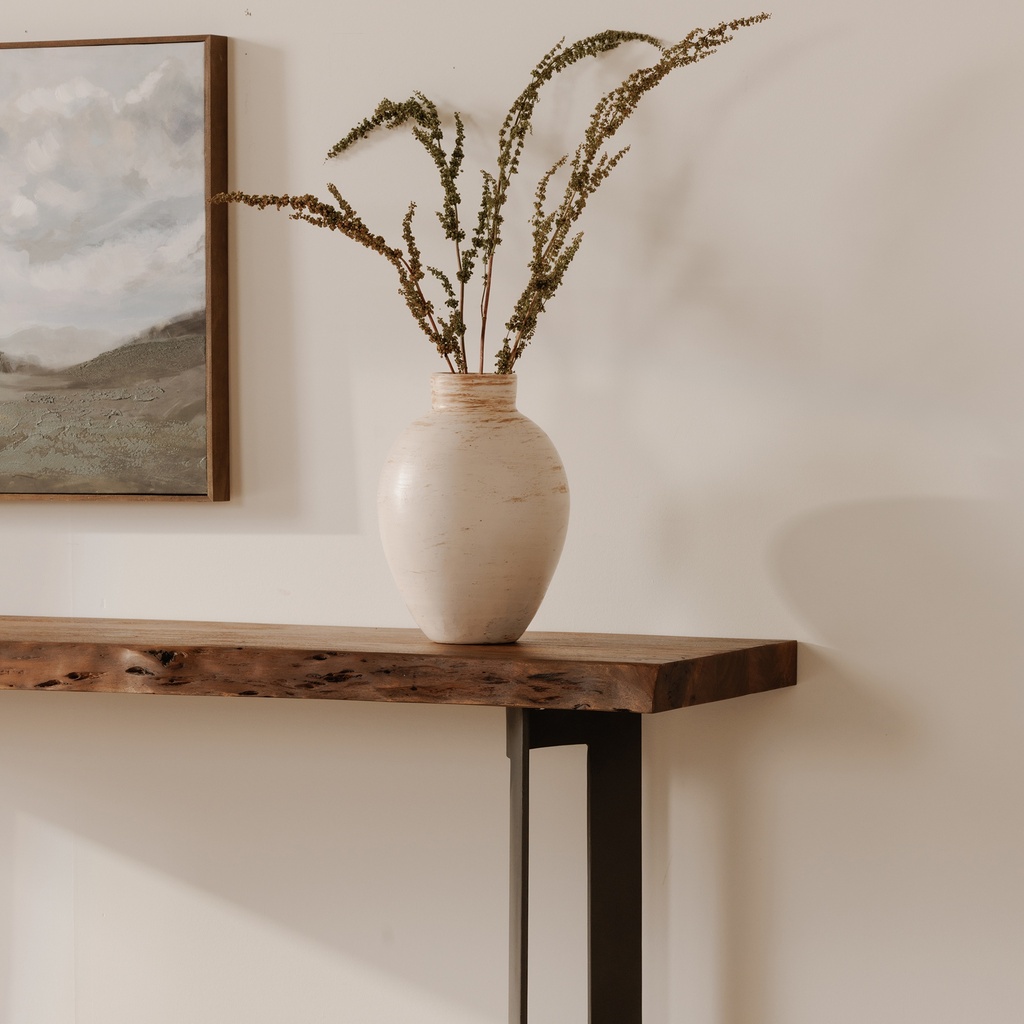 Bent Console Table Brown - 7