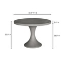 Isadora Outdoor Dining Table Grey - 6