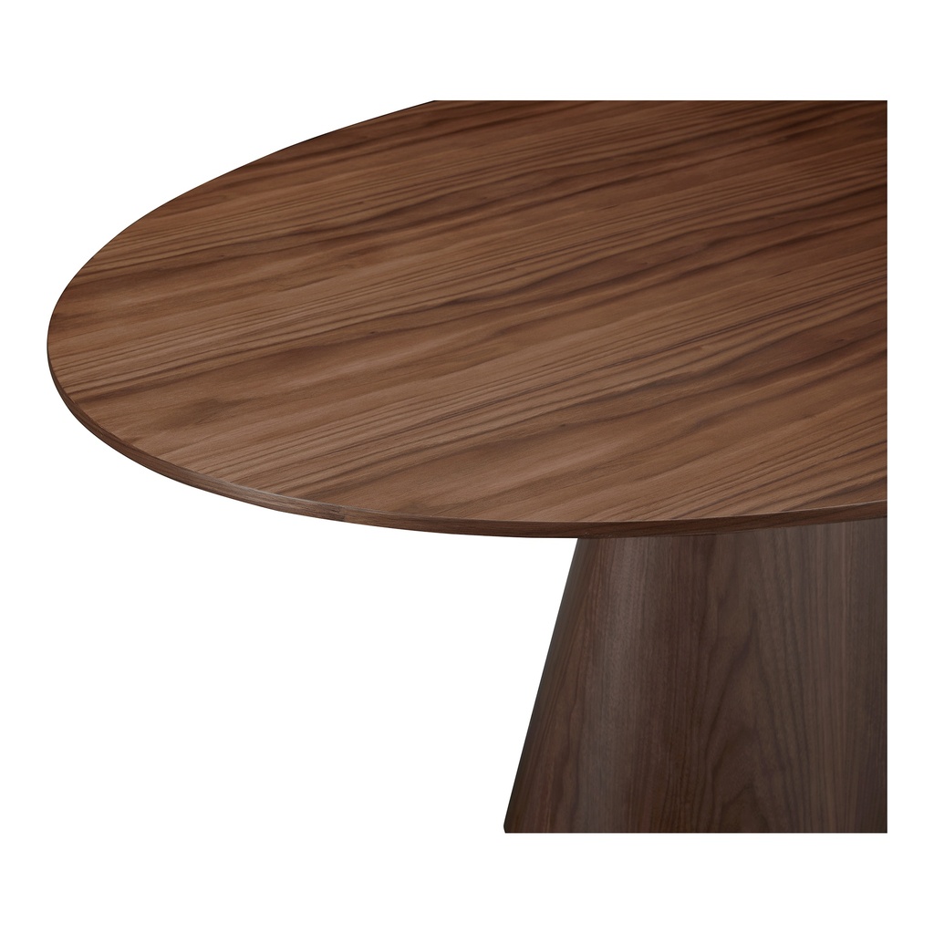 Otago Oval Dining Table Walnut Brown - 3