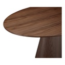 Otago Oval Dining Table Walnut Brown - 3