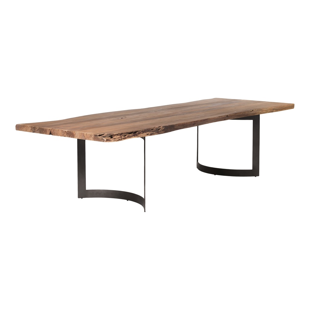 Bent Dining Table Large Brown - 1