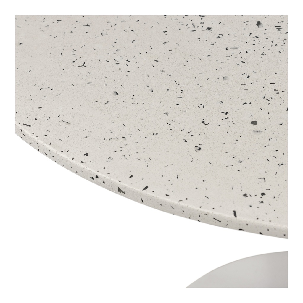 Tuli Outdoor Cafe Table White Terrazzo - 3