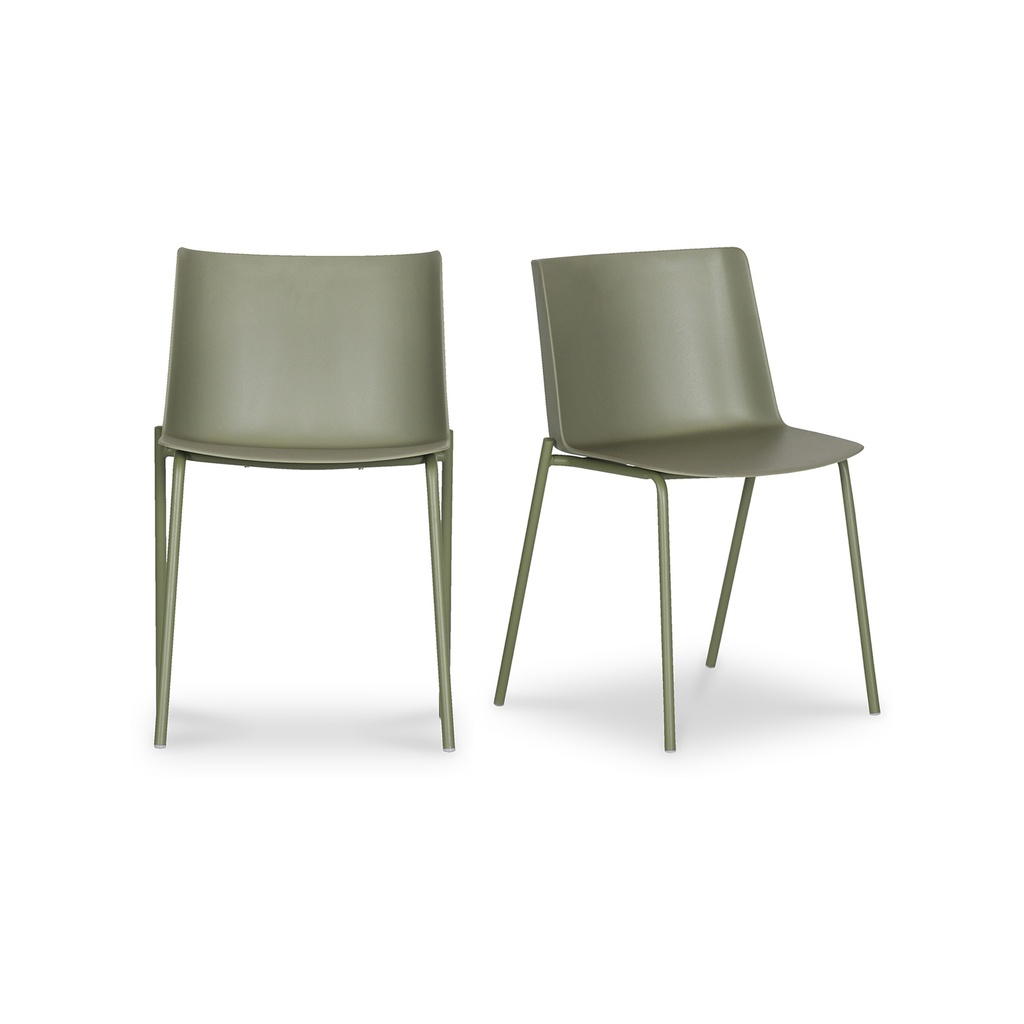 Silla Outdoor Dining Chair Sage Green - Set Of Two - 1
