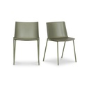 Silla Outdoor Dining Chair Sage Green - Set Of Two - 1