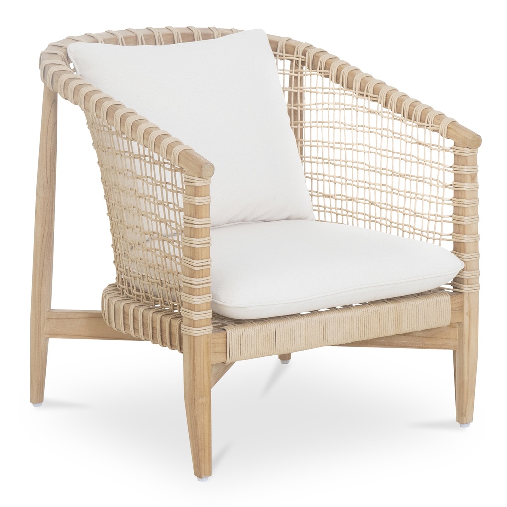 Kuna Outdoor Lounge Chair White - 1