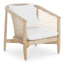 Kuna Outdoor Lounge Chair White - 1