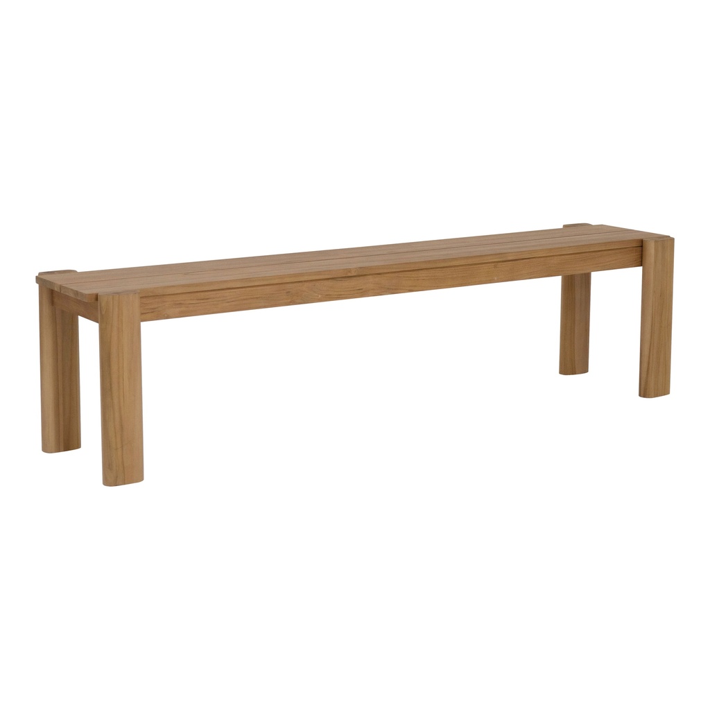 Tempo Outdoor Dining Bench Natural - 1