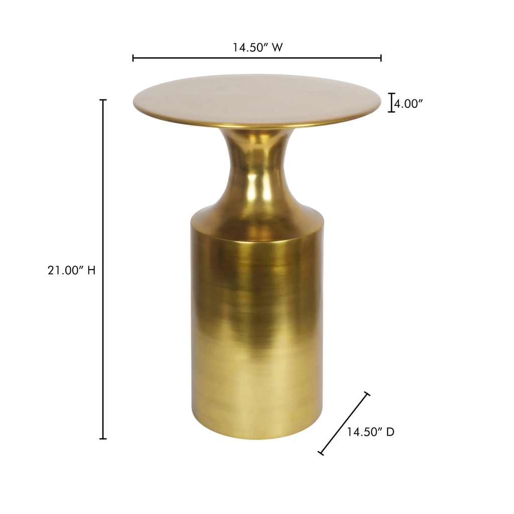 Rassa Accent Table Gold - 5