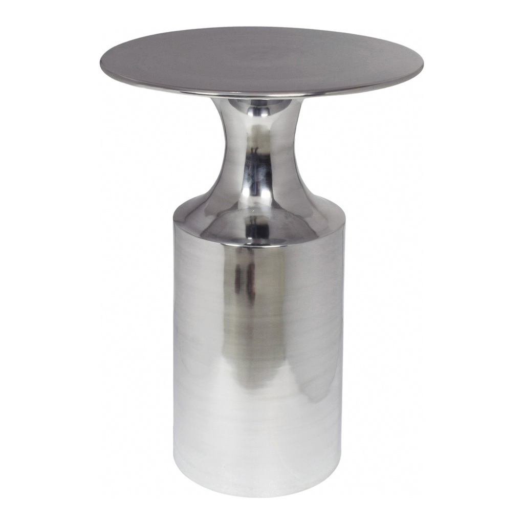 Rassa Accent Table Polished Silver - 1