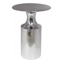 Rassa Accent Table Polished Silver - 1