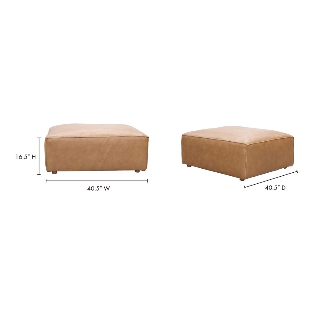 Form Ottoman Sonoran Tan Leather - 8