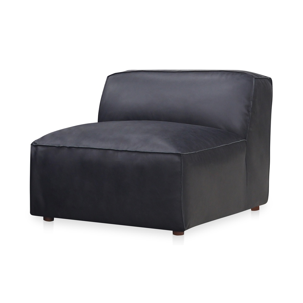 Form Slipper Chair Vantage Black Leather - 1