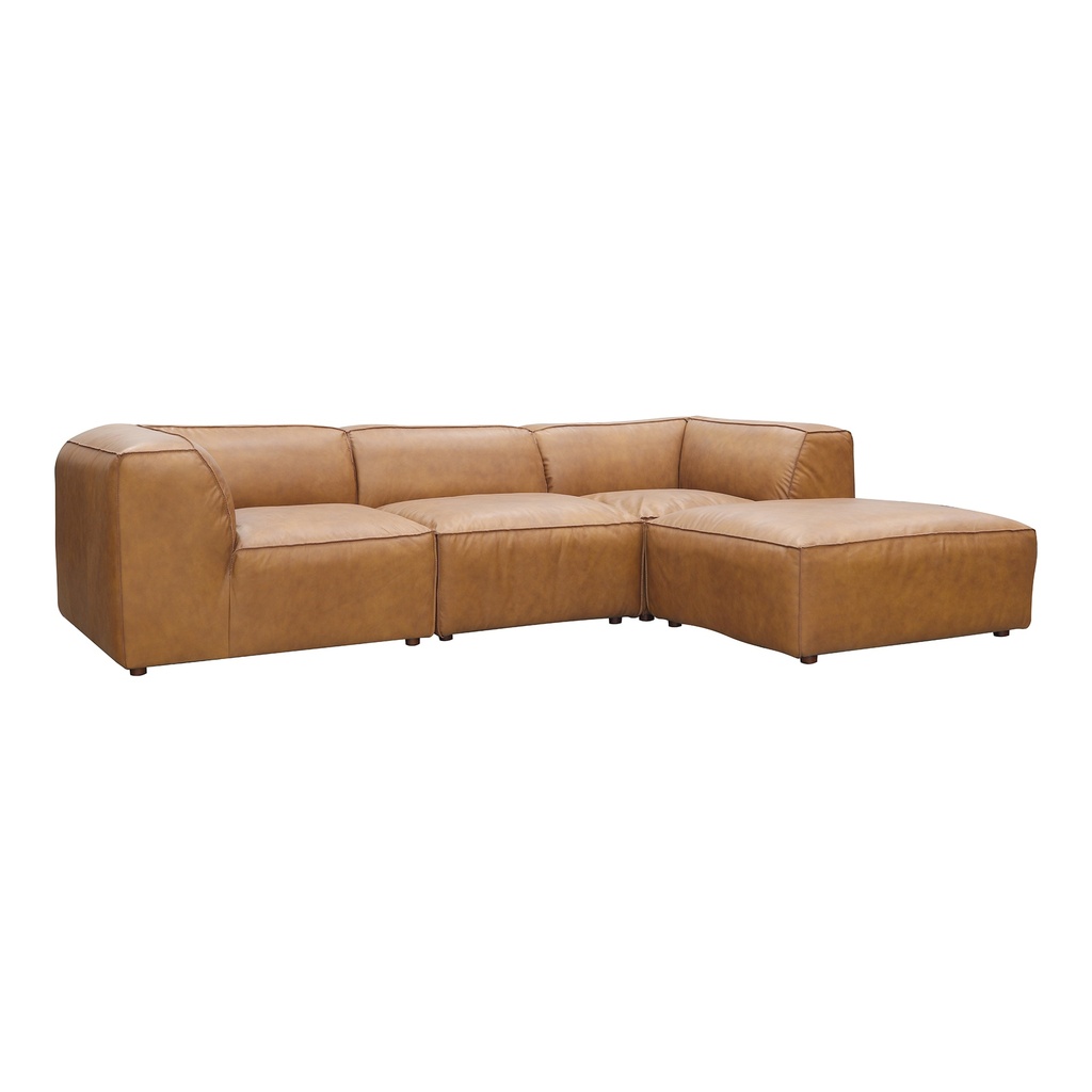 Form Lounge Modular Sectional Sonoran Tan Leather - 1