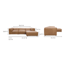 Form Lounge Modular Sectional Sonoran Tan Leather - 8