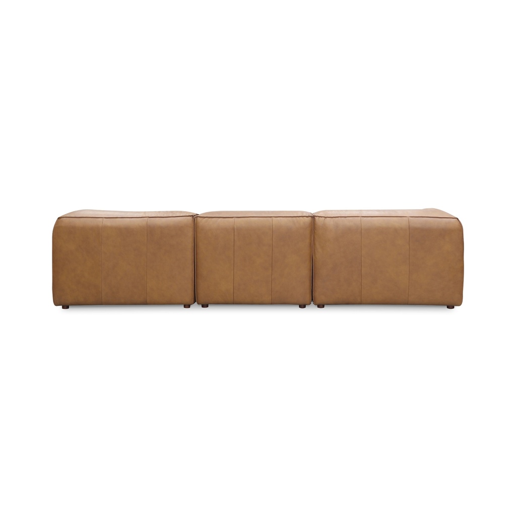 Form Classic L-Shaped Modular Sectional Sonoran Tan Leather - 2