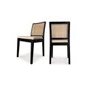 Orville Dining Chair Black - Set Of Two - 1