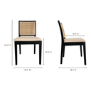 Orville Dining Chair Black - Set Of Two - 12