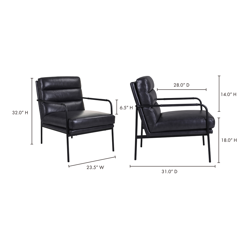 Verlaine Chair Raven Black - 7