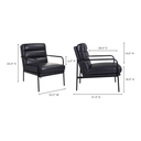 Verlaine Chair Raven Black - 7