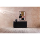 Povera 4 Door Sideboard Black - 6