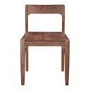 Owing Dining Chair Walnut Brown - Set Of Two - 2