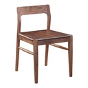 Owing Dining Chair Walnut Brown - Set Of Two - 3
