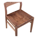 Owing Dining Chair Walnut Brown - Set Of Two - 6